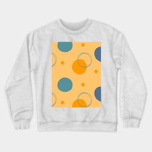 Abstract circle pastel pattern Crewneck Sweatshirt